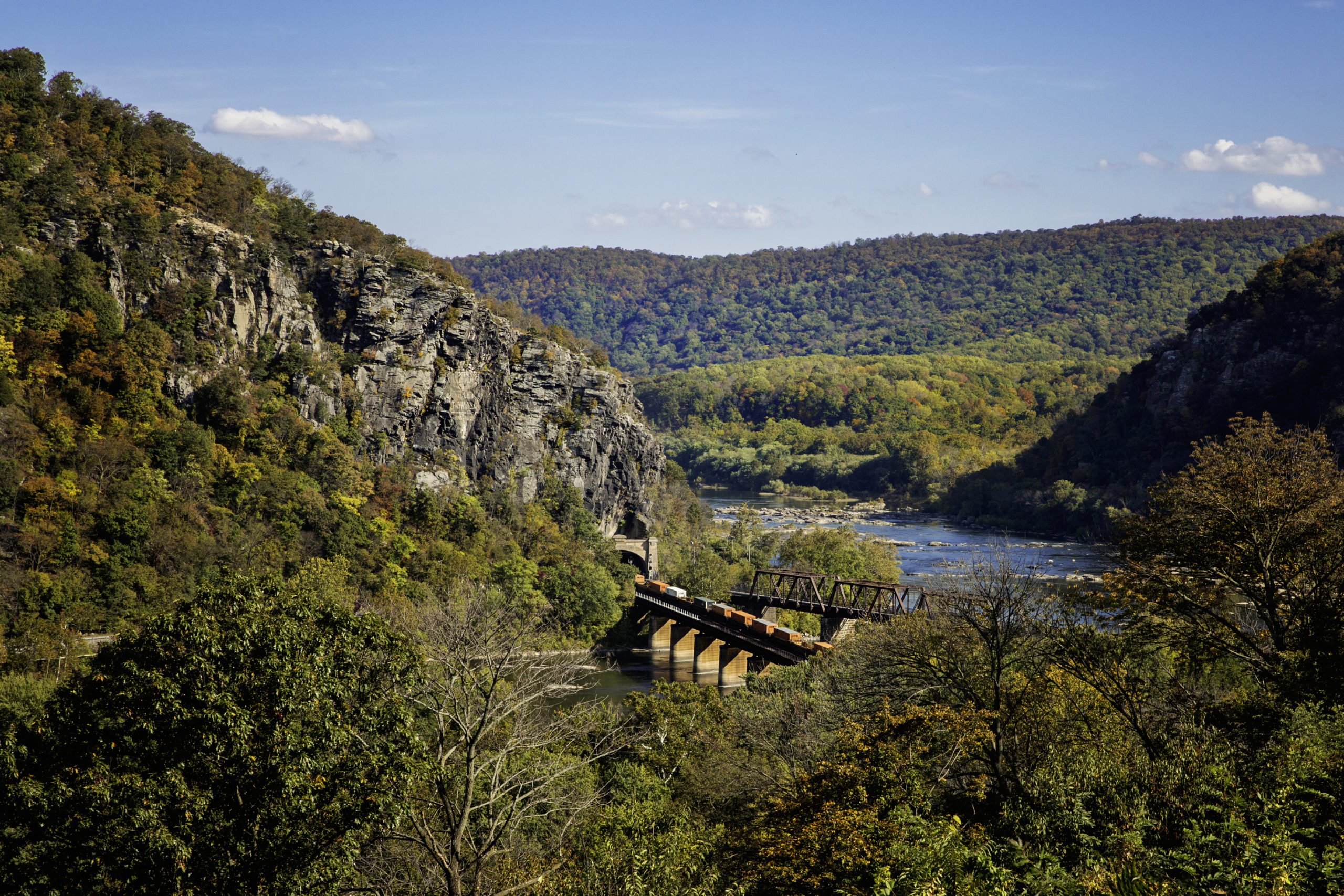 Harpers Ferry, where West Virginia, Virginia, and Maryland meet
