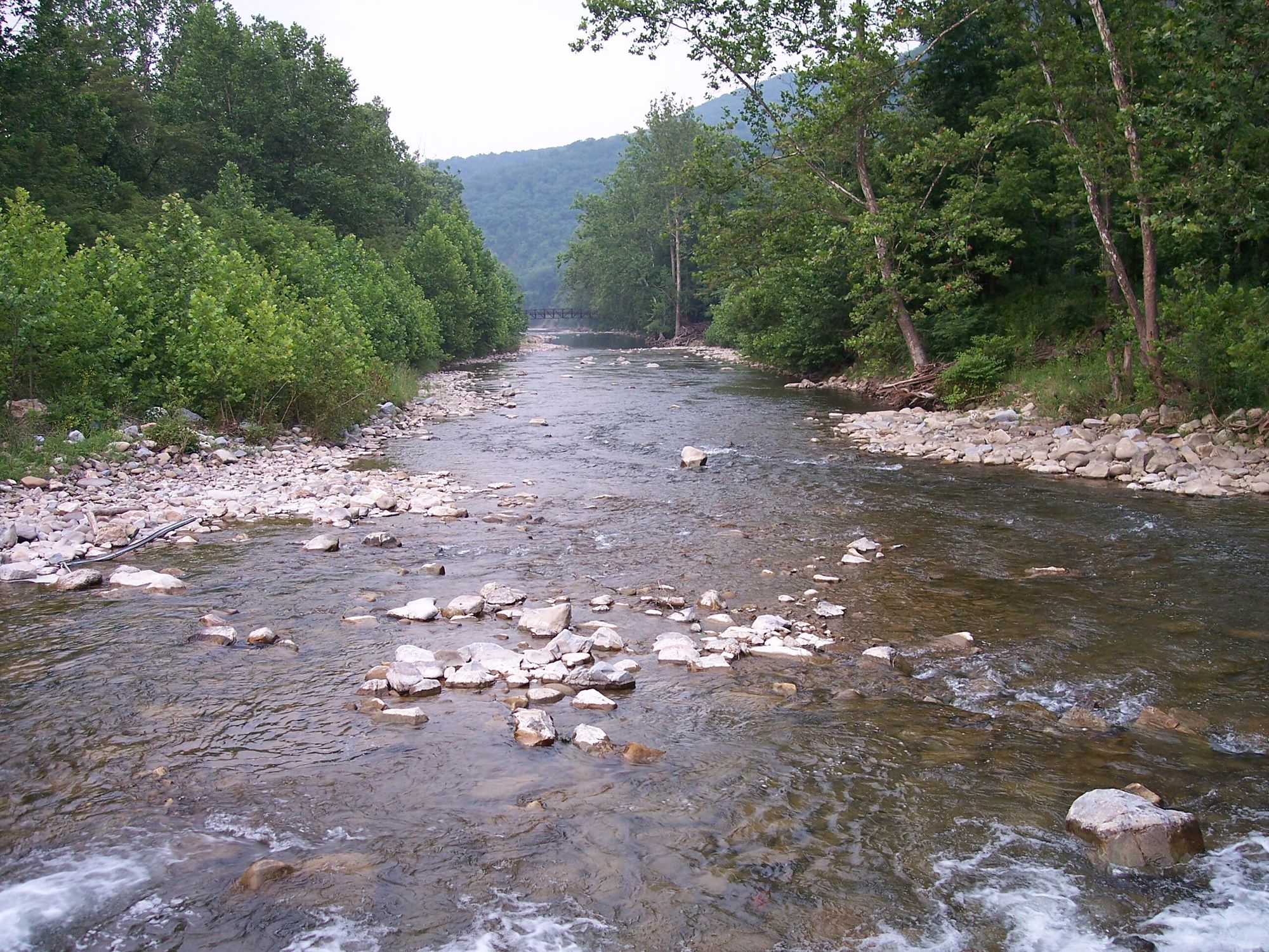 The South Branch Potomac River valley in West Virginia